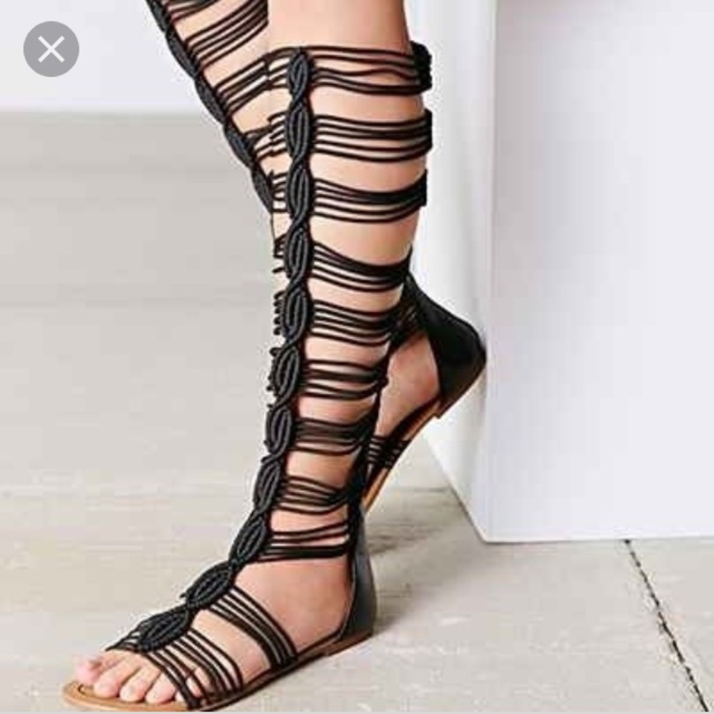 Circus by Sam Edelman Black Gladiator Sandals